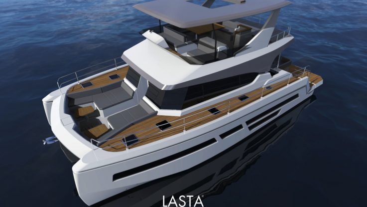 The next Aventura Power Catamaran. The Aventura 14: